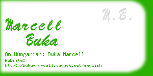 marcell buka business card